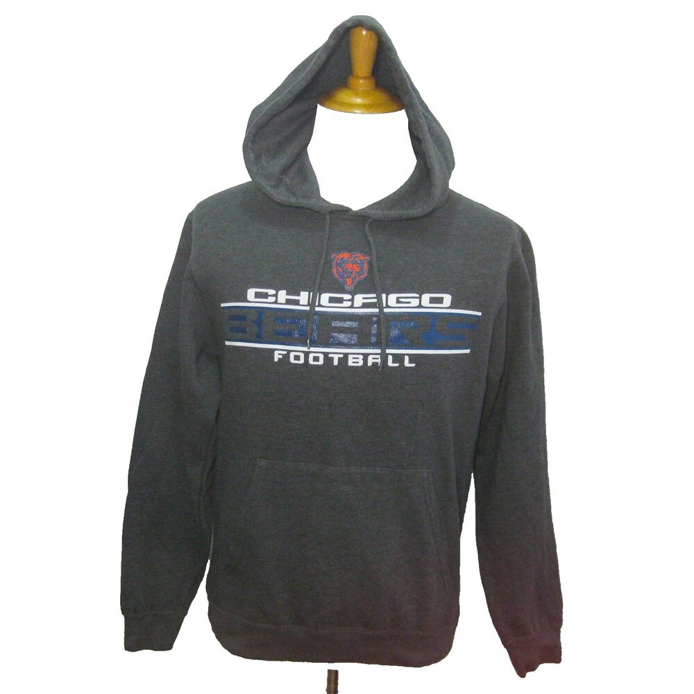 CHICAGO BEARS Men's (Size Medium) Gray Hoodie Hooded Sweatshirt NFL Football